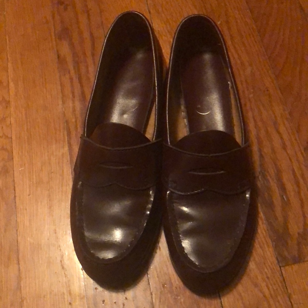 Leather Bass Weejun Loafers size 7